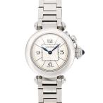 カルティエ Cartier ミスパシャ W3140007 シルバー文字盤 SS レディース腕時計 クォーツ 27mm 中古 Miss Pasha 誕生日 プレゼント