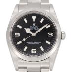 ロレックス ROLEX エクスプローラー1 Explorer I 114270 ブラック文字盤 SS メンズ腕時計 F番 自動巻き 36mm 中古 生産終了 プレゼント