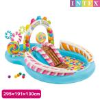 ショッピングプール すべり台 プール キャンデイゾーンプレイセンター 295×191×高さ130cm INTEX インテックス