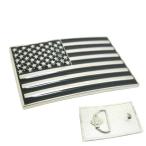  America национальный флаг пряжка только ремень нет metal USA монохромный 10cmX6.5cm metal Vintage способ серебряный USA металлические принадлежности металл модный установка person вид America поверхность белый 