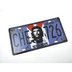 アメリカン風 ブリキ看板 チェゲバラ キューバ国旗 革命 インテリア 壁飾り チェ・ゲバラ ナンバープレート 肖像 メタルプレート