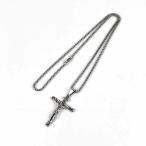  Cross колье подвеска 10 знак . нержавеющая сталь серебряный цвет 3.1cmX4.7cm значение мужской женский большой аксессуары женщина цепь модный костюмированная игра 