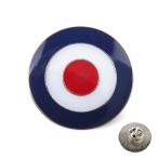  Target Mark moz значок 2.5cm party поверхность белый булавка z ВВС Англия metal Британия ВВС Royal военно-воздушные силы The *f- металлические принадлежности металл модный The Who