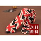  лен материалы узкий галстук галстук Union Jack Англия [DM рейс бесплатная доставка ]
