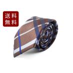  узкий галстук маленький галстук tartan проверка Brown X темно-синий ширина 6cm