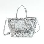 ショッピングスパンコール スパンコール 2WAY トートバッグ ショルダーバッグ クーコ COOCO