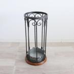 ショッピング傘立て アンティーク調 アイアン傘立て ウッド＆アイアン