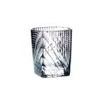 切子 角丸グラス 黒 赤 酒器