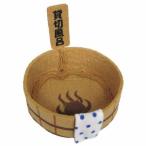 貸切風呂桶　ねこだんご　手のひら