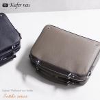Kiefer neu ソッティーレ 牛ステア革×傷に強いサフィアーノ調エンボス 上品でタフな機能的 2way ミニブリーフ 本革 革 レザー レディース メンズ
