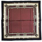 シルクスカーフ日本製  マルヤマ 横浜シルクスカーフ　レディーススカーフ　母の日　女性プレゼント30代　40代　50代　ギフト包装　