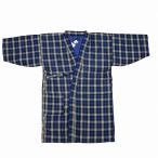 紳士ロングはんてん 前合せ 木綿わた入り