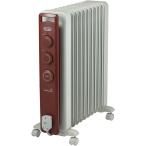 De'Longhi (デロンギ) オイルヒーター ヴェルティカルド RHJ21F1015-BR 電気ヒーター ゼロ風暖房 静音 乾燥しにくい [10-13畳] [ホワイト×ブラウン]