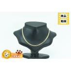 K18 колье плоский 12 поверхность 10.2g 40cm мягкая шляпа металлические принадлежности блокировка есть сертификация печать простой отделка б/у товар степень A