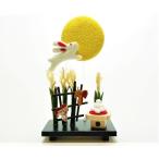 置物 コンパクト ちりめん 小さい 手作り / お月見 うさぎ / 月見 十五夜 9月 人形 飾り ミニ 可愛い 人気