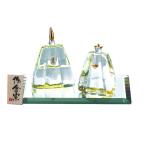  золотая краска стекло .HK120 / кукла для празника девочек Mini миниатюрный compact кукла hinaningyo стекло золотая краска стекло . симпатичный модный простой сверху товар взрослый предназначенный . украшение персик. ....... первый ..