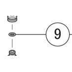  Lixil туалет детали [50-59-4] уплотнительное кольцо (P10)