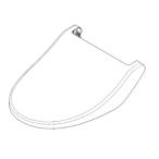 [ Panasonic детали ]ADL646SVEKU0 для замены крышка Panasonic вид ti*to трещина мойка теплой водой сиденье для унитаза сиденье для унитаза крышка белый ADL646SVEKU0