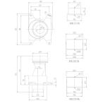  осушение комплект головок CF-ZA10HG(200)-SET осушение сердцевина 200mm соответствует Amage Zli туалет ( безграничный отсутствует ) специальный *