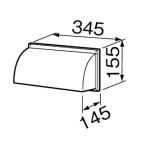 klinap flat type вытяжной зонт соответствует детали наружный косметика покрытие ( металлический * слоновая кость ) RH-FB2