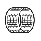 TOTO детали [TH66435A] водоснабжение фильтр ответвление металлические принадлежности * объединенный шланг вид 