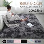 ラグ 200cm×250cm 洗えるラグマット 洗えるカーペット 極厚 リビング シャギーラグ ホットカーペットカバー 絨毯 洗濯可 ムートン調 高級感 送料無料