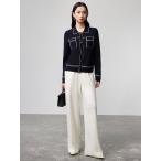 [... шерсть .] высокий талия широкий брюки женский осень-зима мягкий .. распорка Silhouette 50% Ram шерсть хлопок [ чистка не необходимо ]