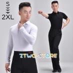 トップス メンズ ダンス衣装 シャツ ダンスウェア 長