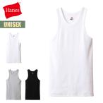 ヘインズ タンクトップ Hanes BEEFY リブタンクトップ ビーフィー ヘインズT 無地 綿 コットン ヘビーウェイト インナー タグレス サステナブル
