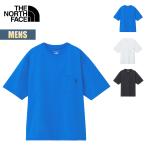 ノースフェイス Tシャツ ショートスリーブエアリーポケットティー THE NORTH FACE S/S Airy Pocket Tee メンズ 半袖 吸汗 速乾 UVケア 紫外線カット 防シワ 軽量