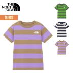ノースフェイス Tシャツ キッズ 半袖 THE NORTH FACE ショートスリーブフィールドボーダーティー Kids S/S Field Border Tee 子供 女の子 男の子 紫外線カット