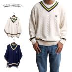 セーター メンズ SUNNY SPORTS CHILDEN SWEATER サニースポーツ チルデンセーター ニット Vネック レディース ゆったり シンプル カジュアル オーバーサイズ