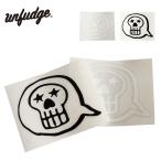 ショッピングステッカー アンファッジ ステッカー unfudge OUTERWEAR TM STICKER ロゴ カッティングステッカー CUTTING STICKER オリジナル スノーボード スノボ スキー アウトドア