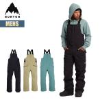 バートン スノーボードウェア メンズ ビブパンツ 23-24 Burton リザーブ W24JP-150031 Mens Reserve Bib Pant スノーボードパンツ ハイトップパンツ