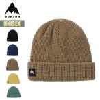 バートン ビーニー ニット帽 25-26 Burton リサイクル ワッフル W26JP-233561 Recycled Waffle Beanie 帽子 メンズ レディース ワンポイント ロゴ シンプル