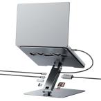 BENFEI ノートパソコンスタンド USB C 7in1 ドッキングステーション、HDMI 4K@60Hz、SD x 1、Micro SD x