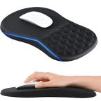 EooCoo マウスパッド 手首 傾斜リストレスト 人間工学 手首サポート マッサージドットデザイン 厚手滑り止めジェルベース 腱鞘炎対策