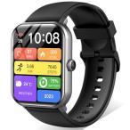 最安！スマートウォッチ2024年進化モデル＆SOS機能追加1.9インチ大画面 Bluetooth5.3 通話機能付き スマートウォッチ iPhon