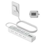  разветвитель магнит удлинитель 2m тонкий штекер .... розетка usb имеется стол ответвление TESSAN 8 шт AC.1 шт Type-