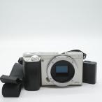 【良品】SONY ミラーレス一眼 α6000 ボディ シルバー ILCE-6000 S