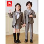 女の子 男の子スーツセット 子供服 小学生用ブレザー 5点セット 可愛い 卒業式 入学式 小学校 女子 男子 日常 春秋 120?170cm