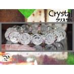 Yahoo! Yahoo!ショッピング(ヤフー ショッピング)お得★薔薇彫『クリスタル/水晶』虹色ロンデルブレスレット