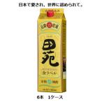 麦焼酎 25度 田苑 金ラベル 1800ml パック 6本 1ケース 送料無料