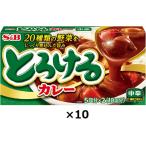 エスビー とろけるカレー 中辛 144g×10個