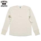 HIGHWAY NINE ハイウェイナイン HENRY-NECK ハニカムサーマル L/S Tee / NATURAL
