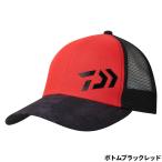 [ товар ограничен ] Daiwa колпак DC-6624 3D Logo половина сетчатая кепка свободный низ черный красный 