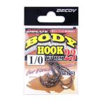 Yahoo! Yahoo!ショッピング(ヤフー ショッピング)カツイチ デコイ ボディーフック ワーム２３ ＃１／０ ＮＳブラック