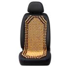 Road Comforts 木製ビーズシートカバー バックマッサージクッション ストレスフリー 運転中の汗を防ぐ 1枚 (ベージュ 並行輸入品