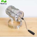 豆焙煎機 豆のベーキングメーカー エスプレッソ焙煎機 ステンレス鋼製コーヒーロースター 家庭用コーヒーベーキング用ハンドル付きコーヒーロースター機械 手動