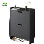 ショッピング下駄 下駄箱 下駄箱 スリム シューズラック 玄関 棚 スリム 靴箱 省スペース 玄関収納 玄関ベンチ玄関、ベッドルーム、リビングルーム、アパート、無垢材の脚のための